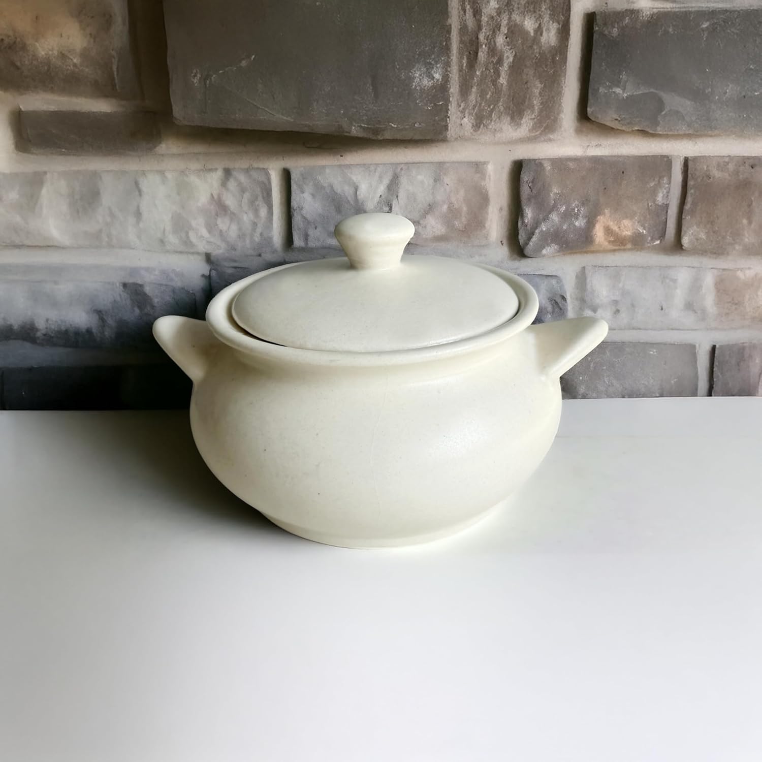 Ivory Ceramic Donga - View 5