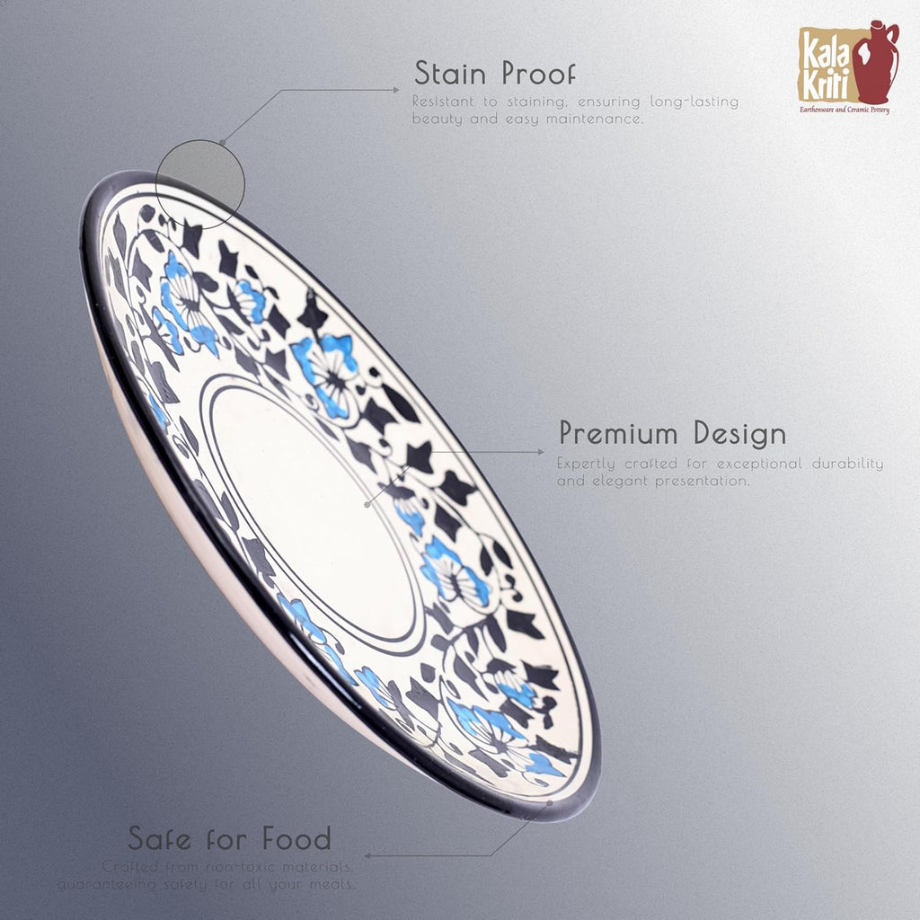 Blue Blossom Plate - View 2