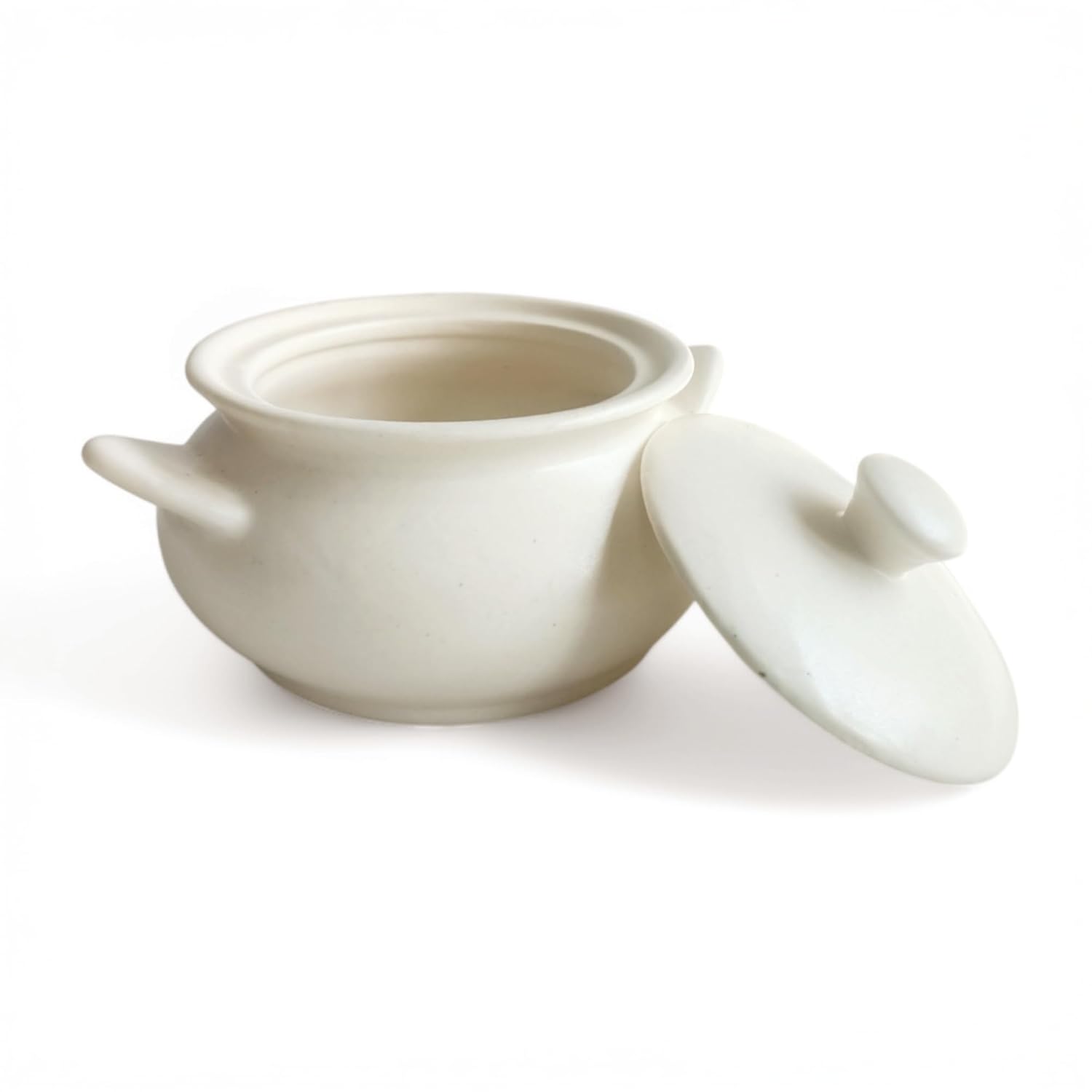 Ivory Ceramic Donga - View 1