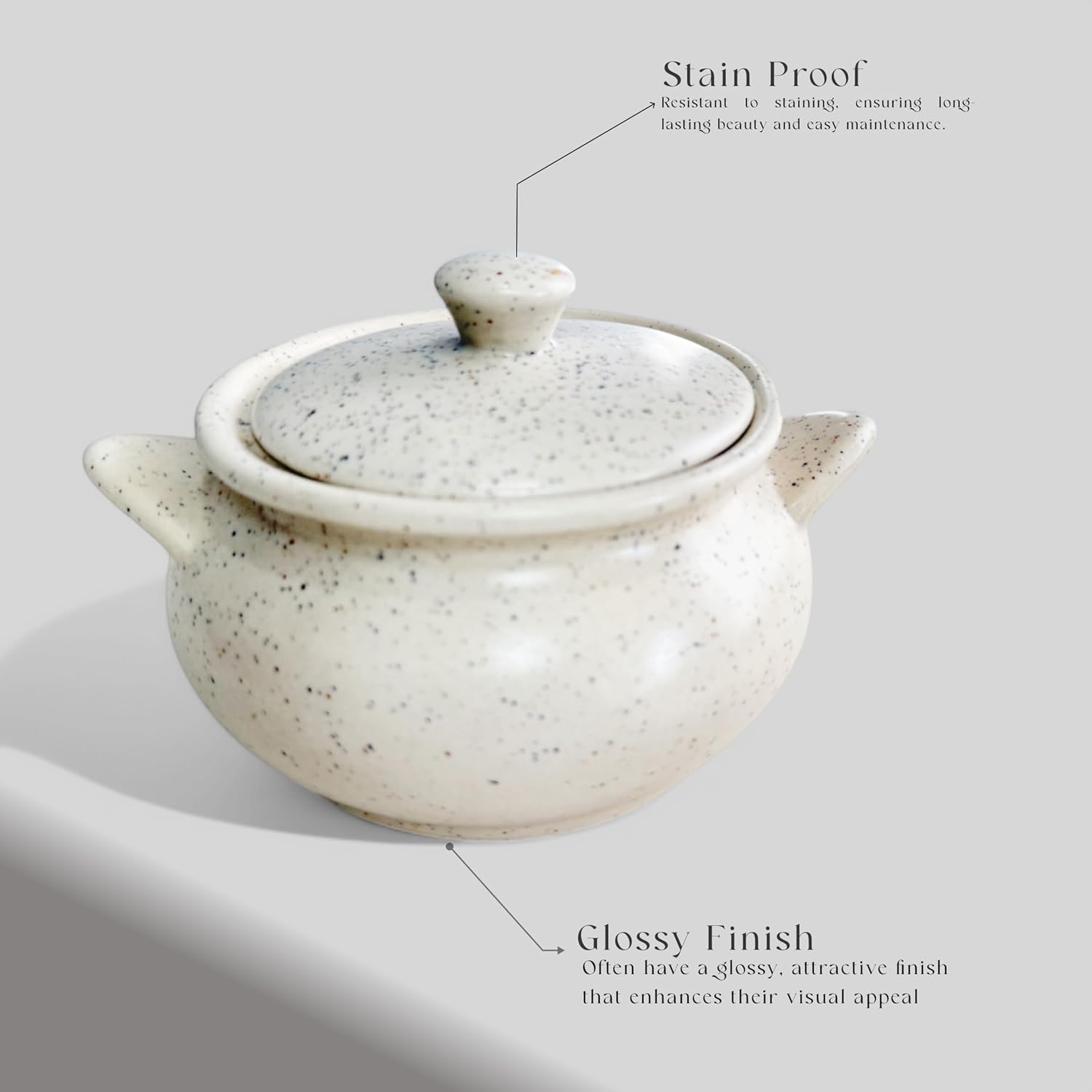 Chandira Speckled Pot - View 1