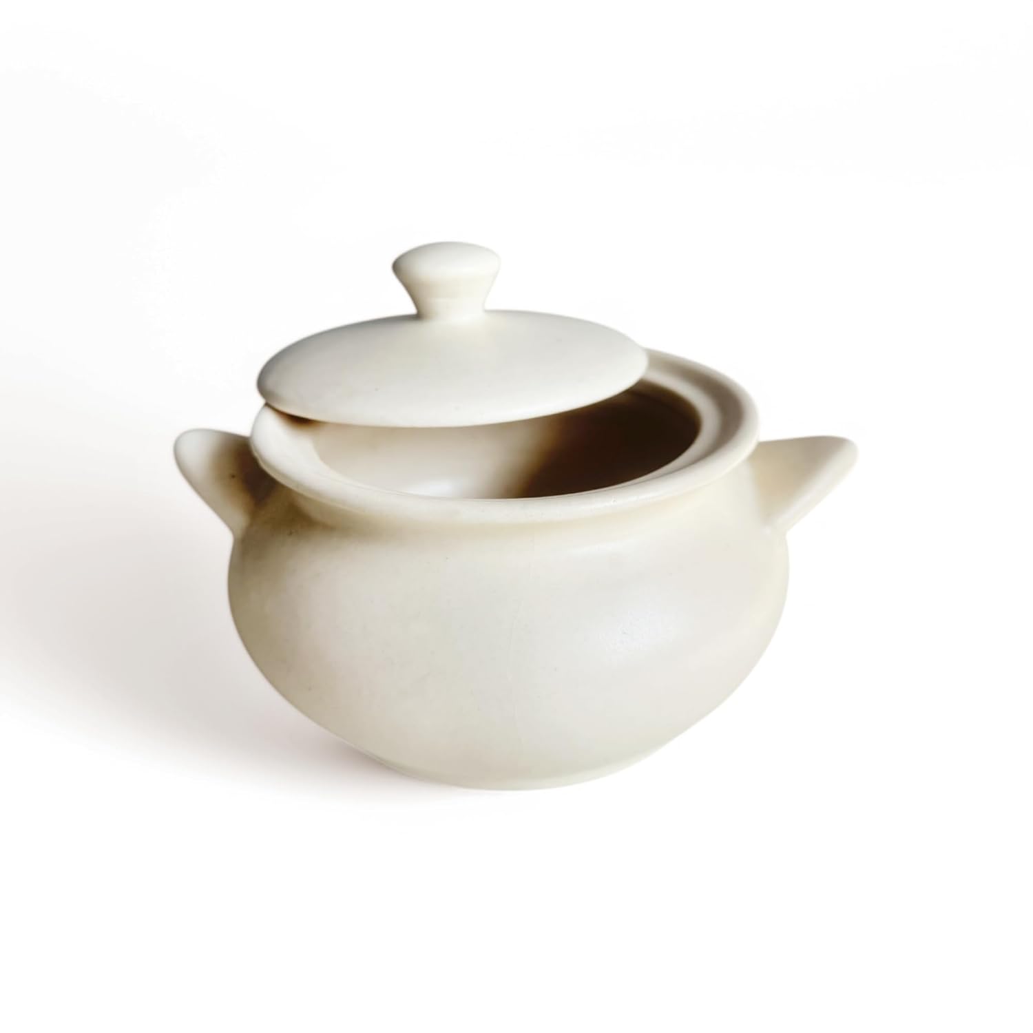 Ivory Ceramic Donga - View 1