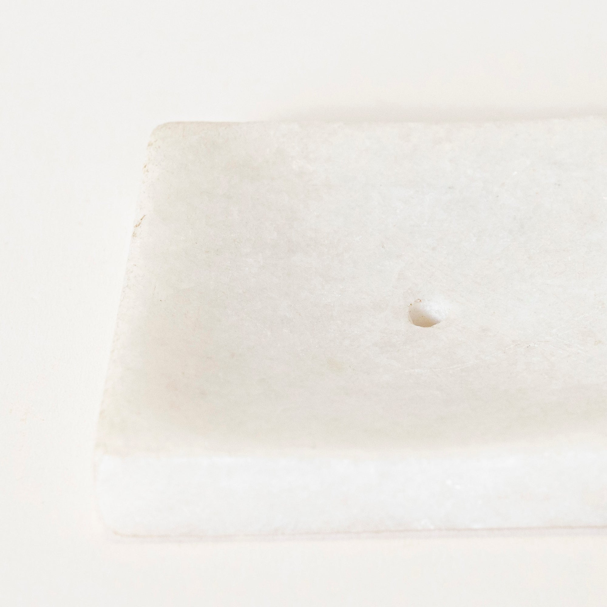 Pure White Soap Dish - View 2