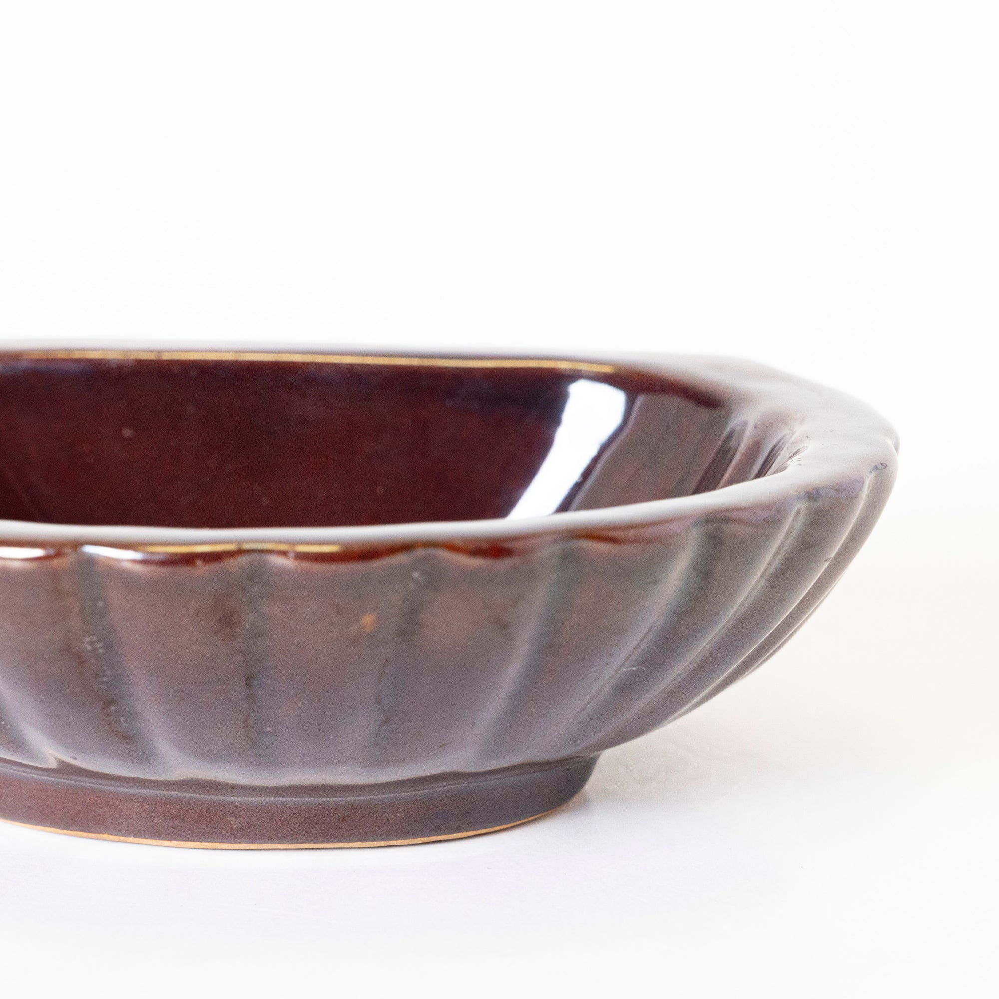 BROWN BOWL SOAP DISH - View 1