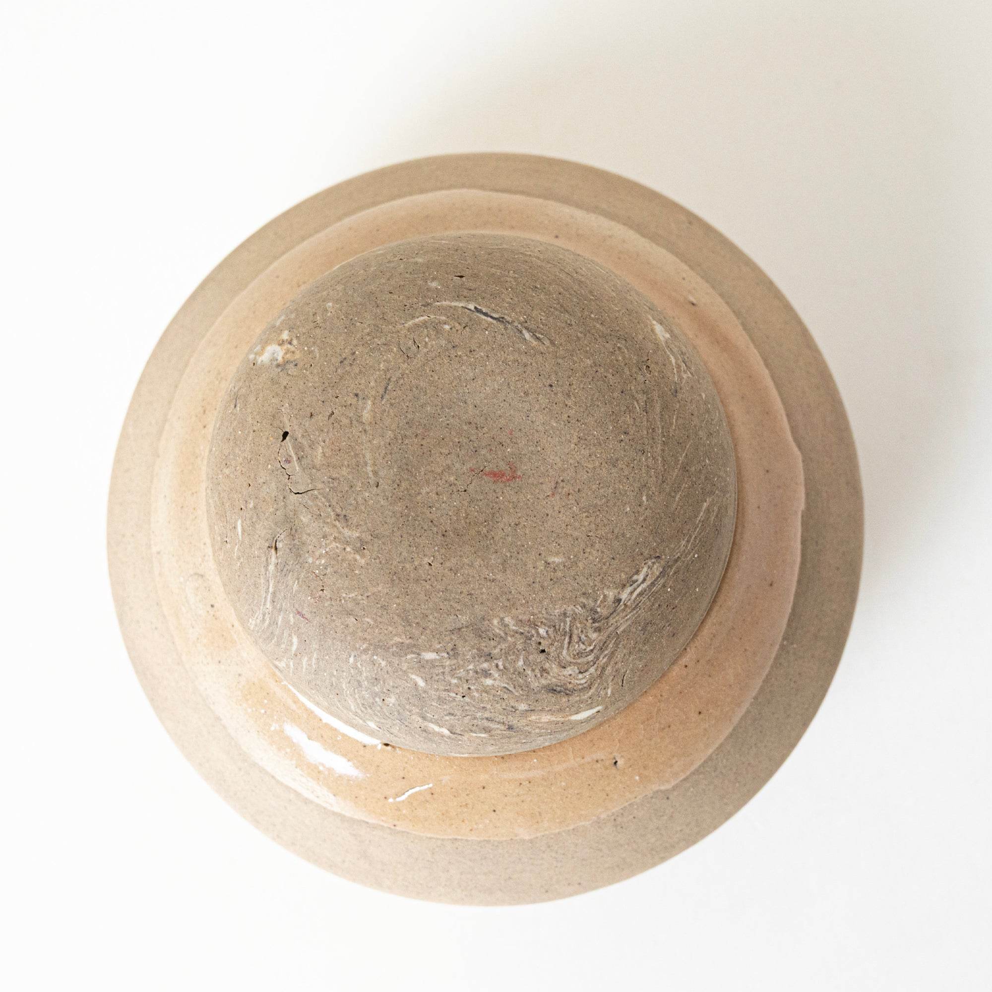 Beige Sandstone Jar - View 4