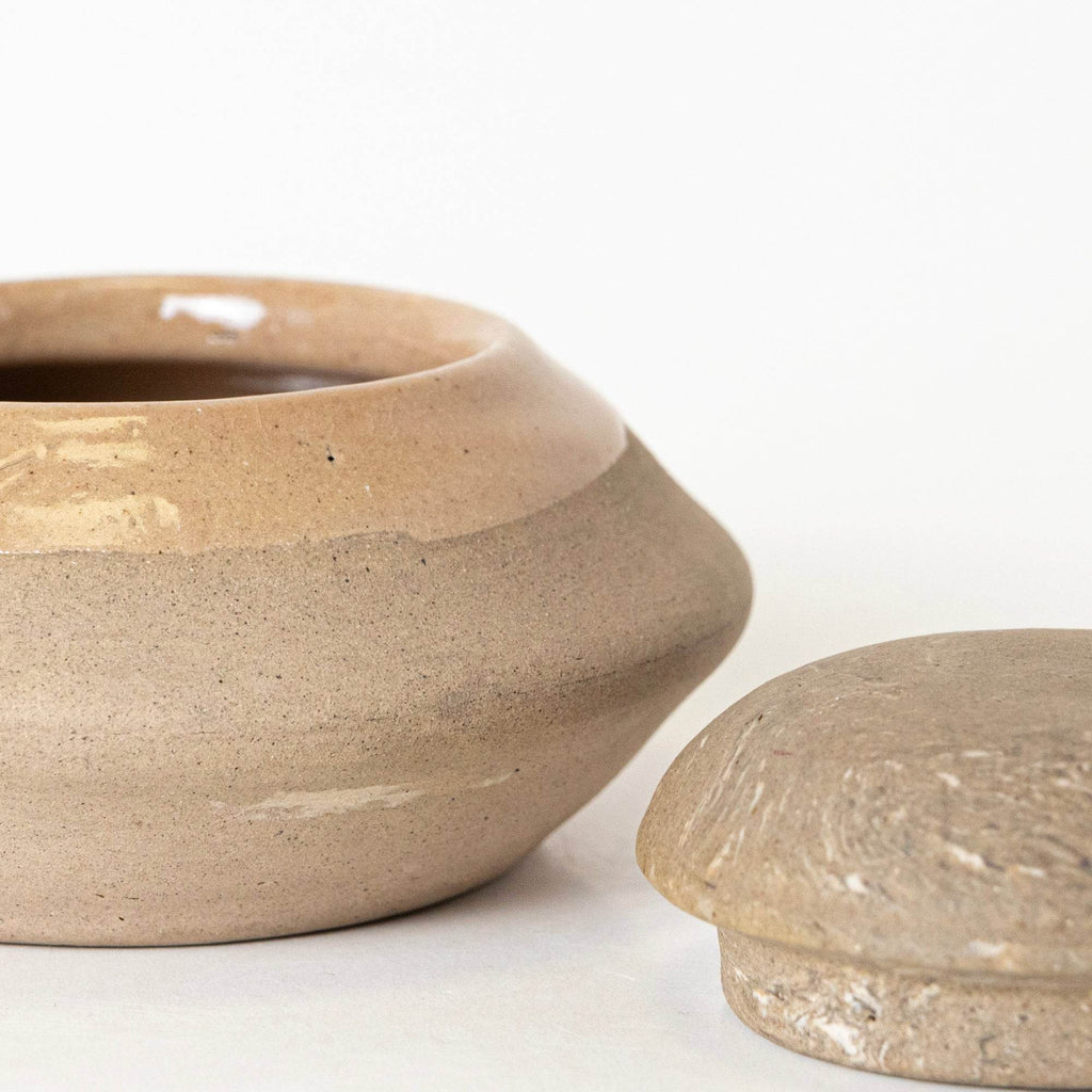 Beige Sandstone Jar - View 5