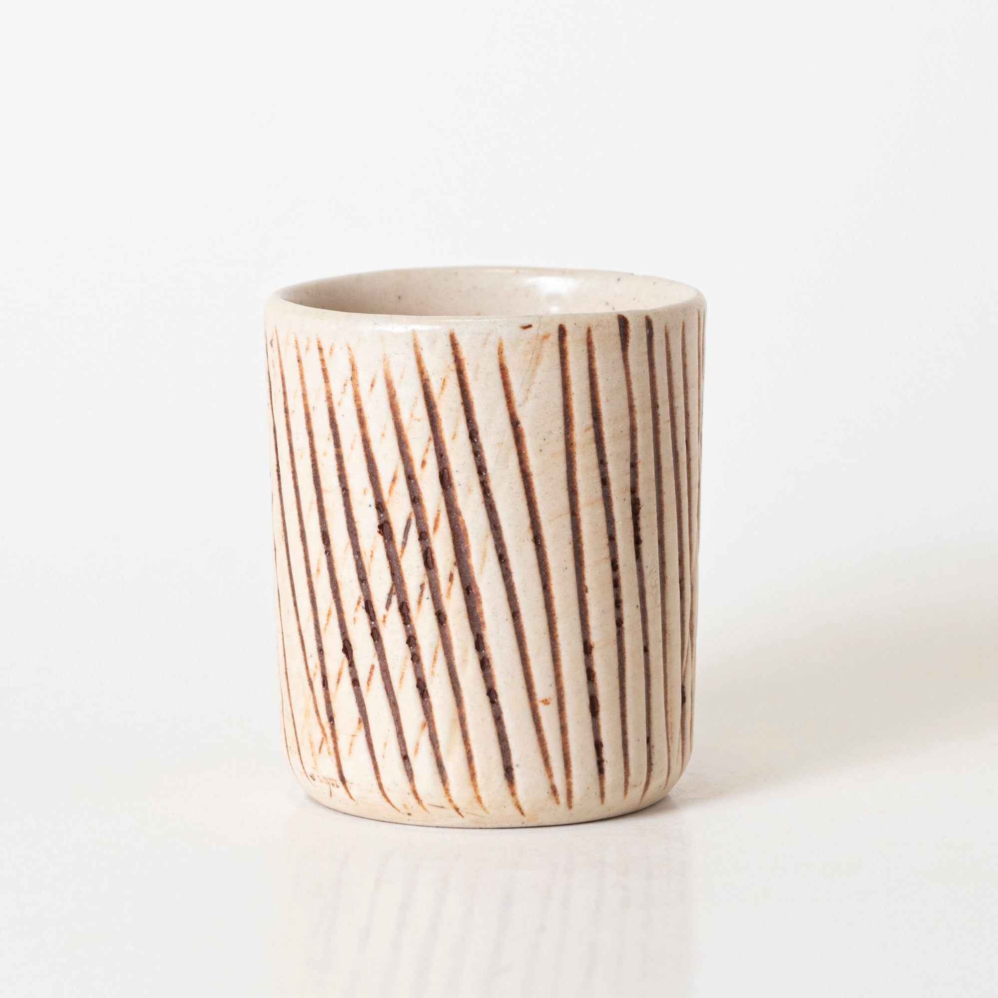 Beige Groove Tumbler - View 1