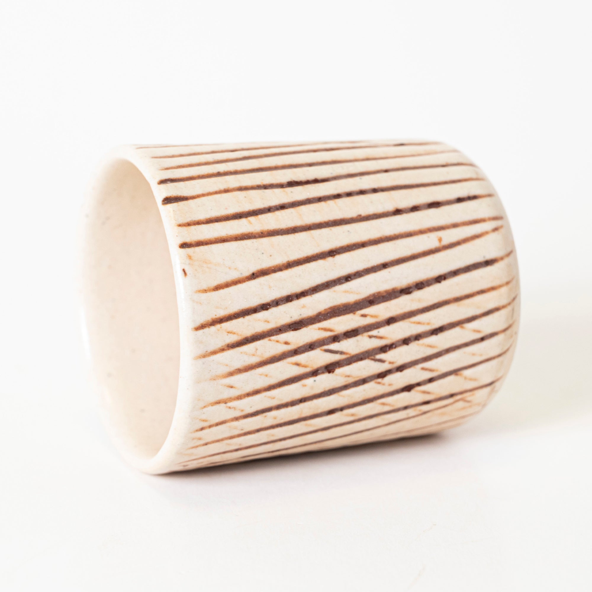 Beige Groove Tumbler - View 4