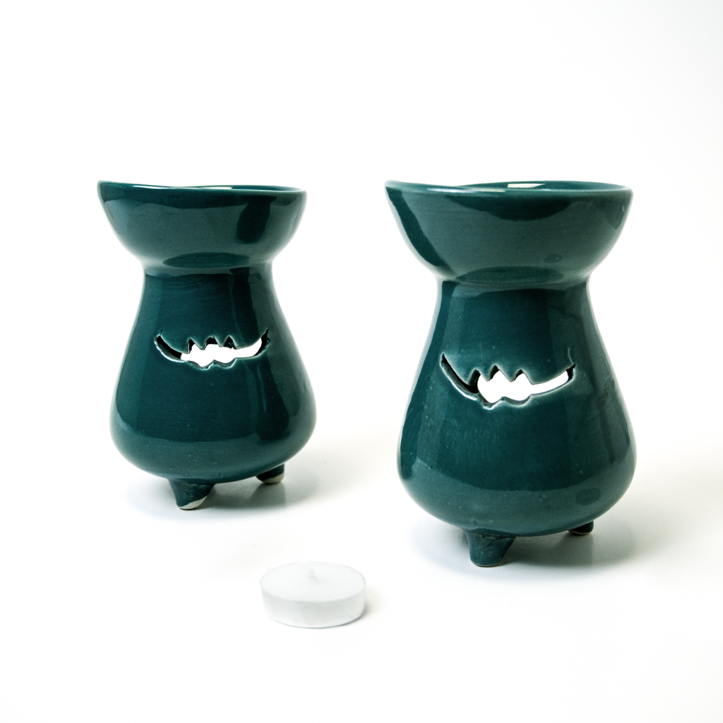 Teal Ceramic Aroma Diffuser - View 3