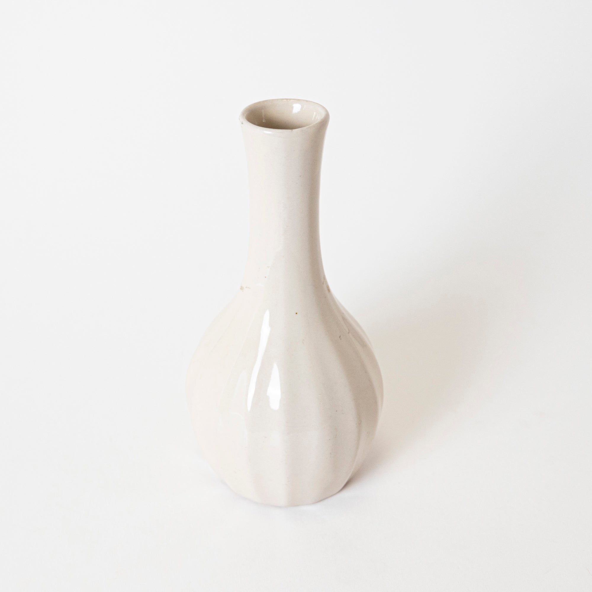 Classic White Table Vase - View 3