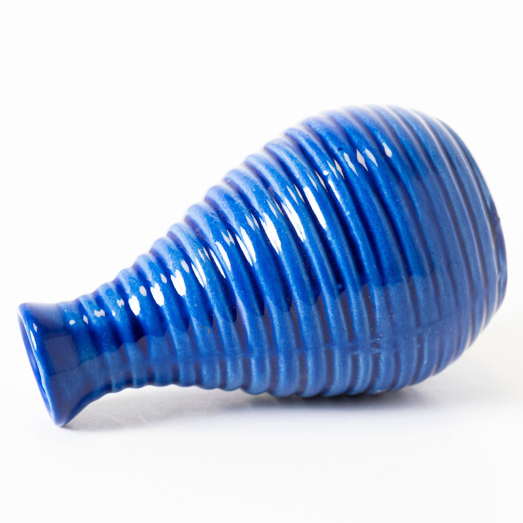 Blue Stripe Vase - View 4