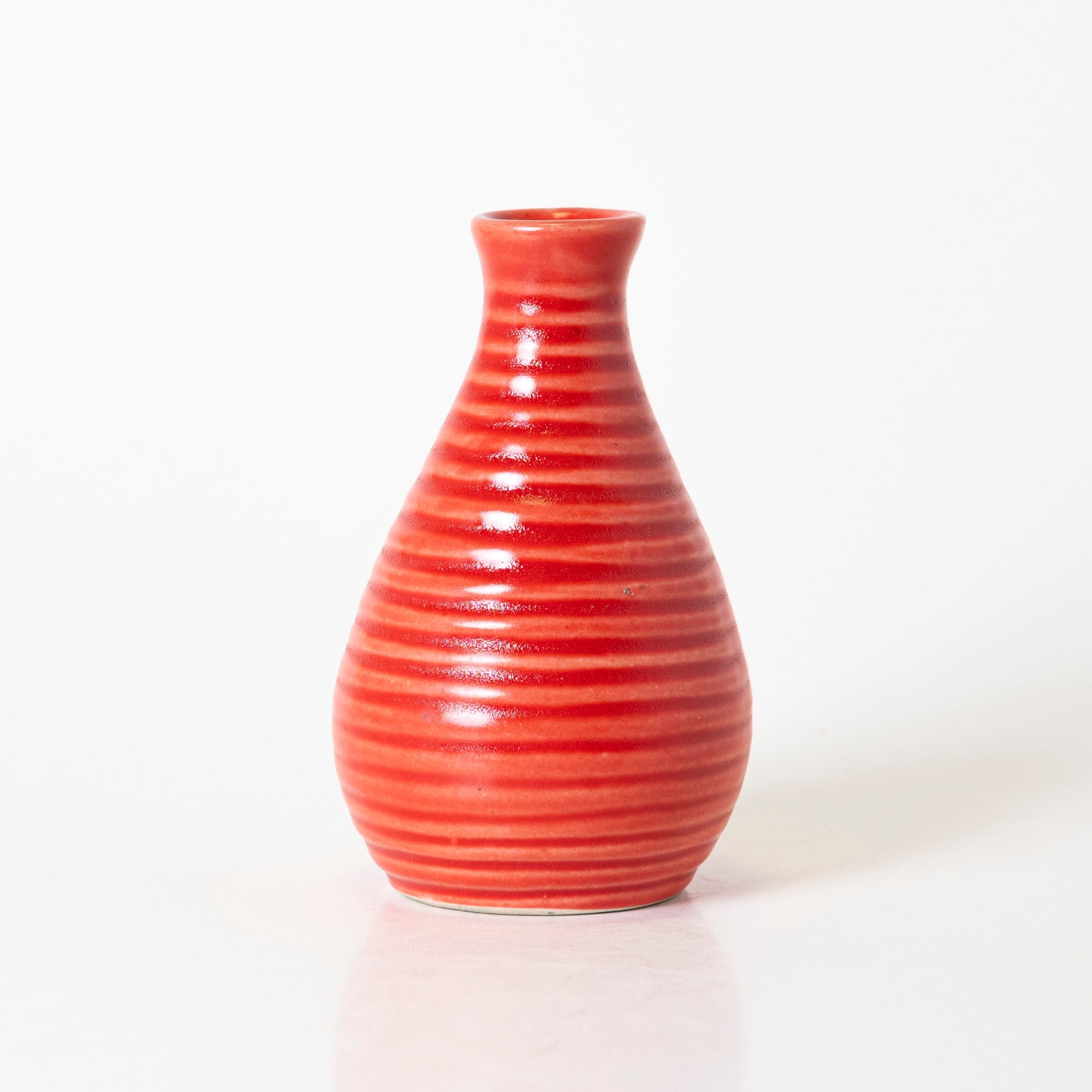 Crimson Stripes Bud Vase - View 1