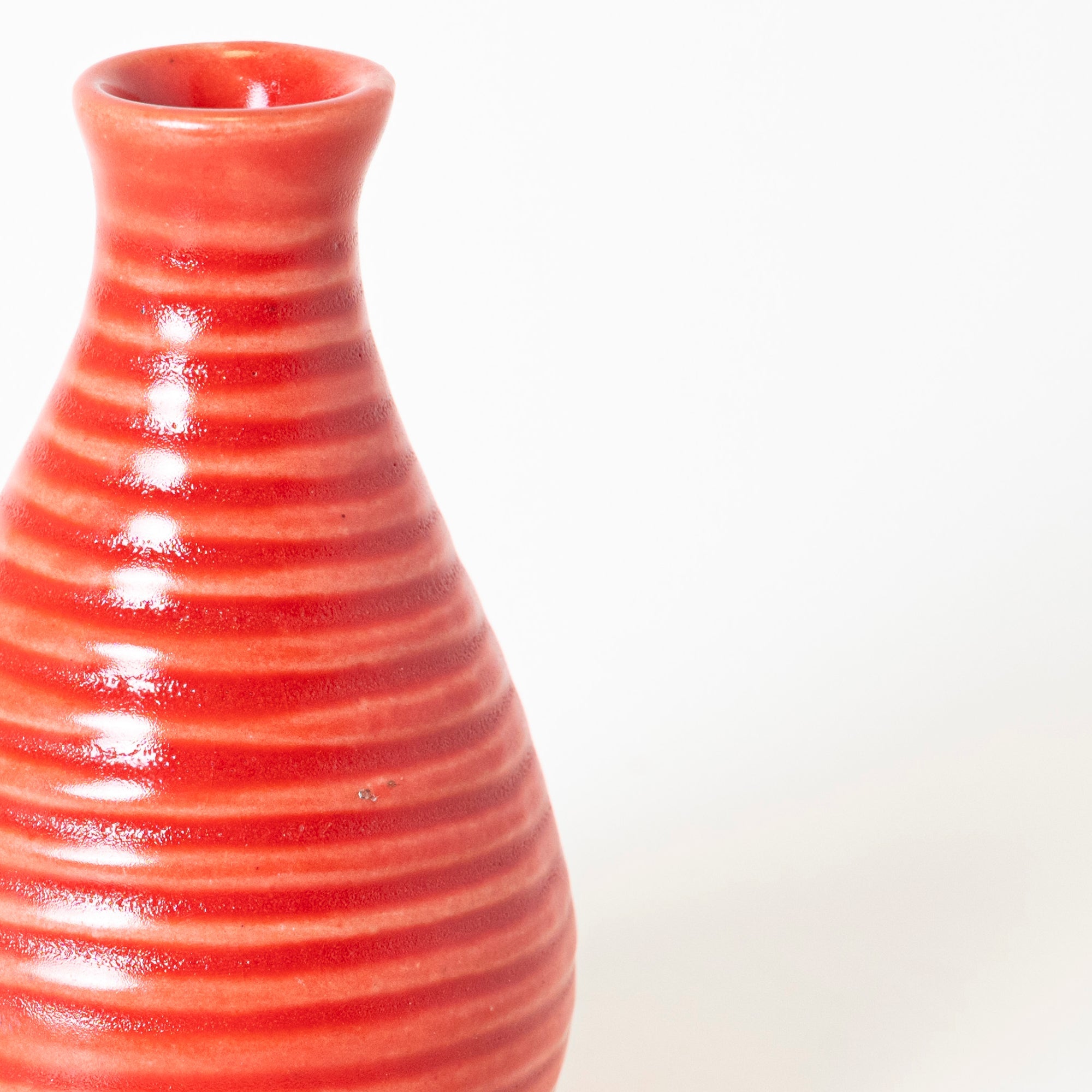 Crimson Stripes Bud Vase - View 2