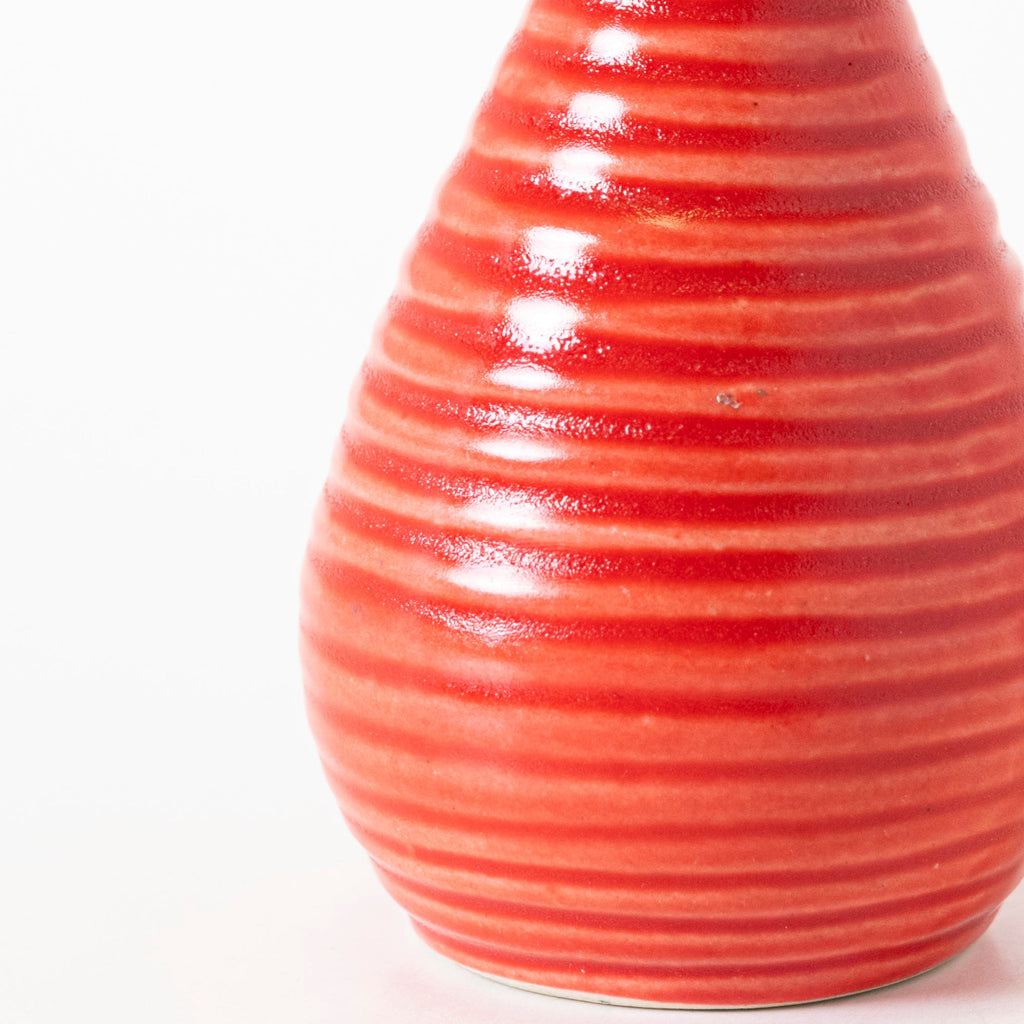 Crimson Stripes Bud Vase - View 3