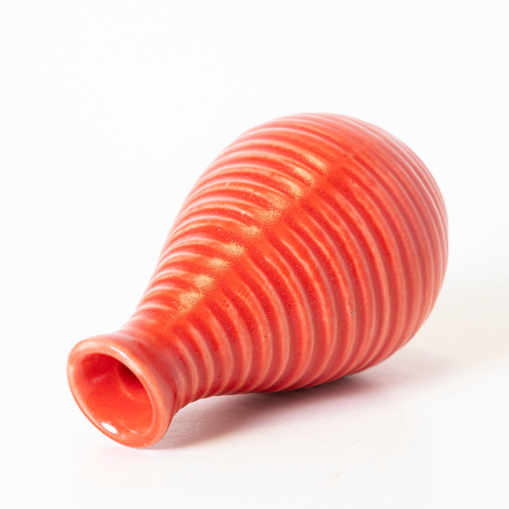 Crimson Stripes Bud Vase - View 4