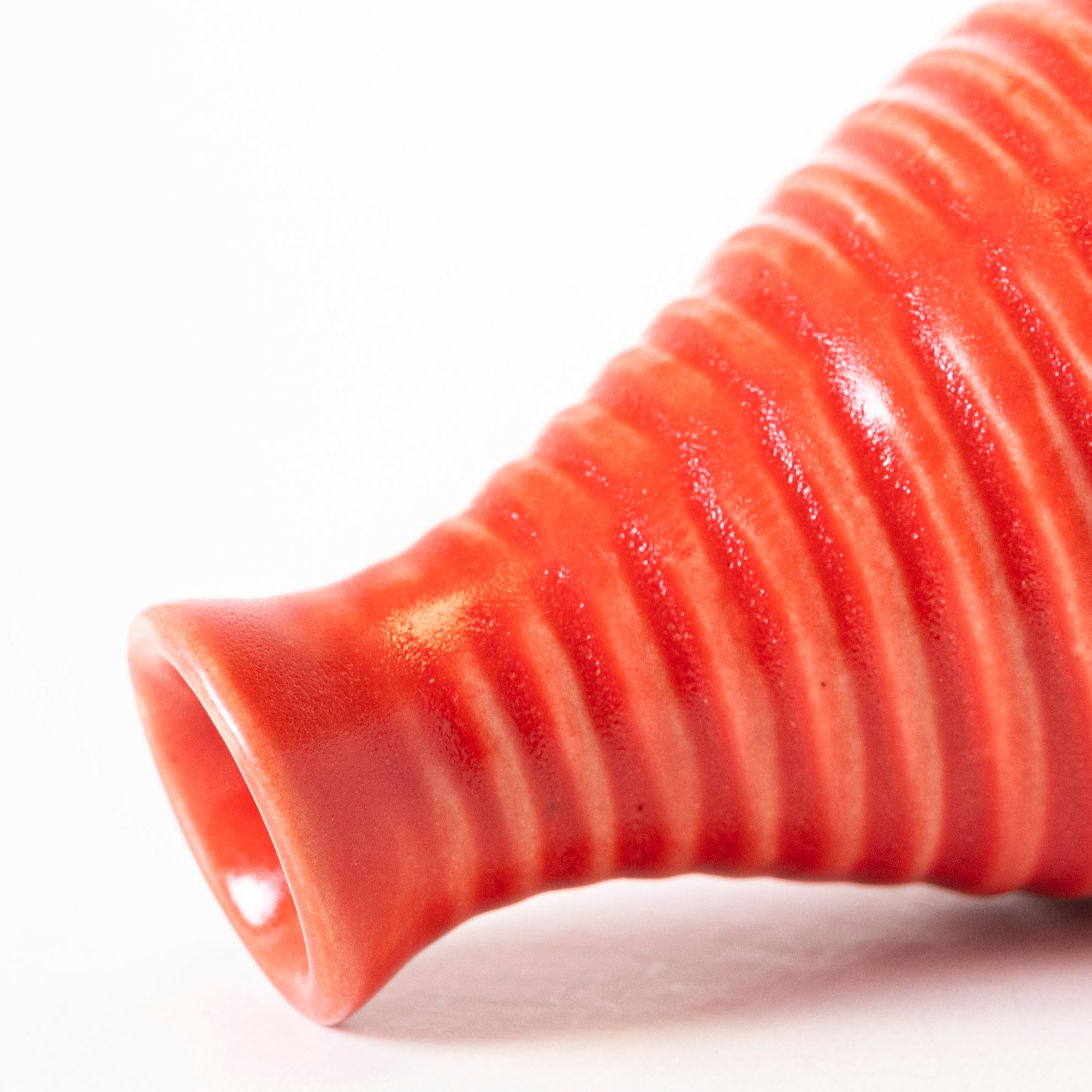 Crimson Stripes Bud Vase - View 5