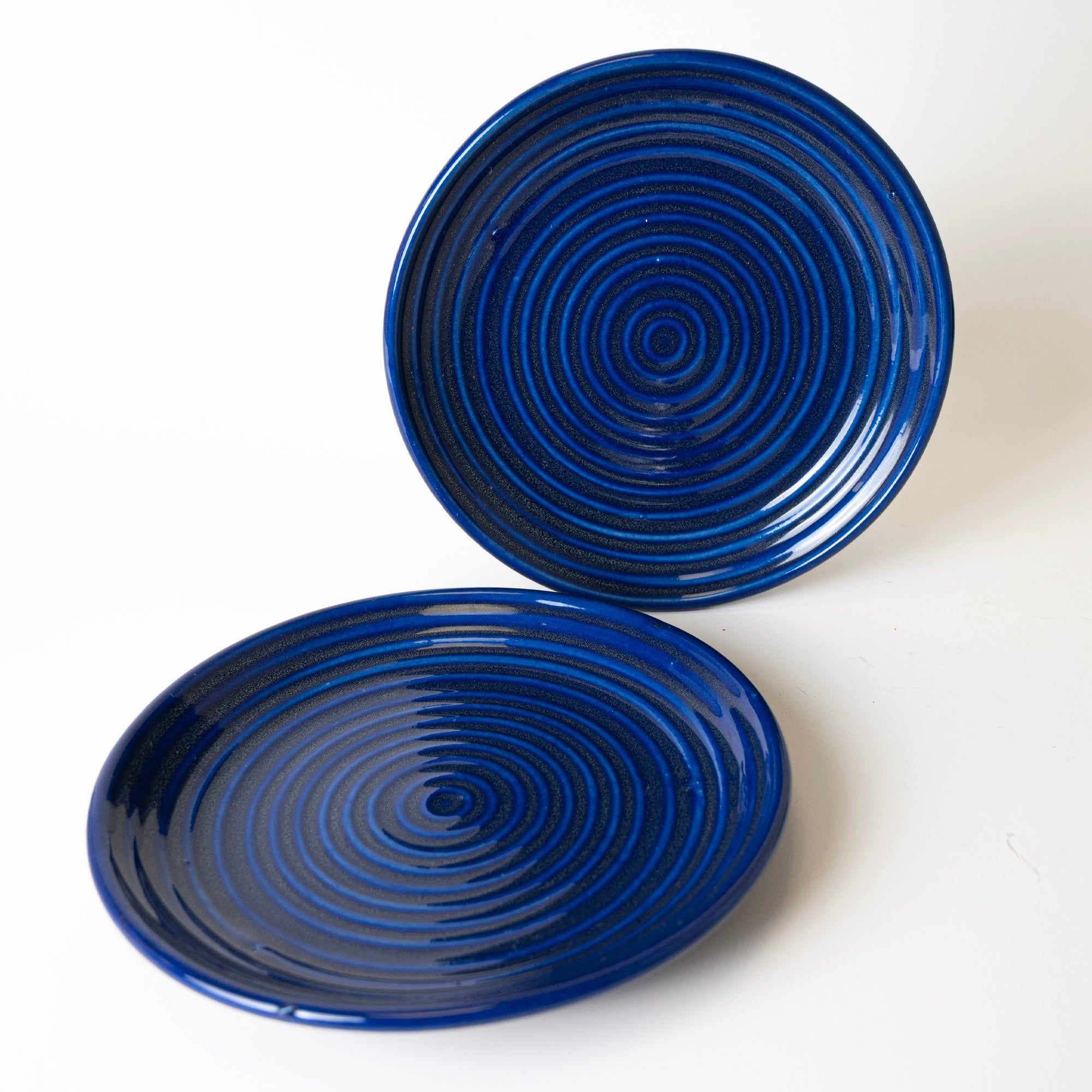 Indigo Swirl Plate - View 1