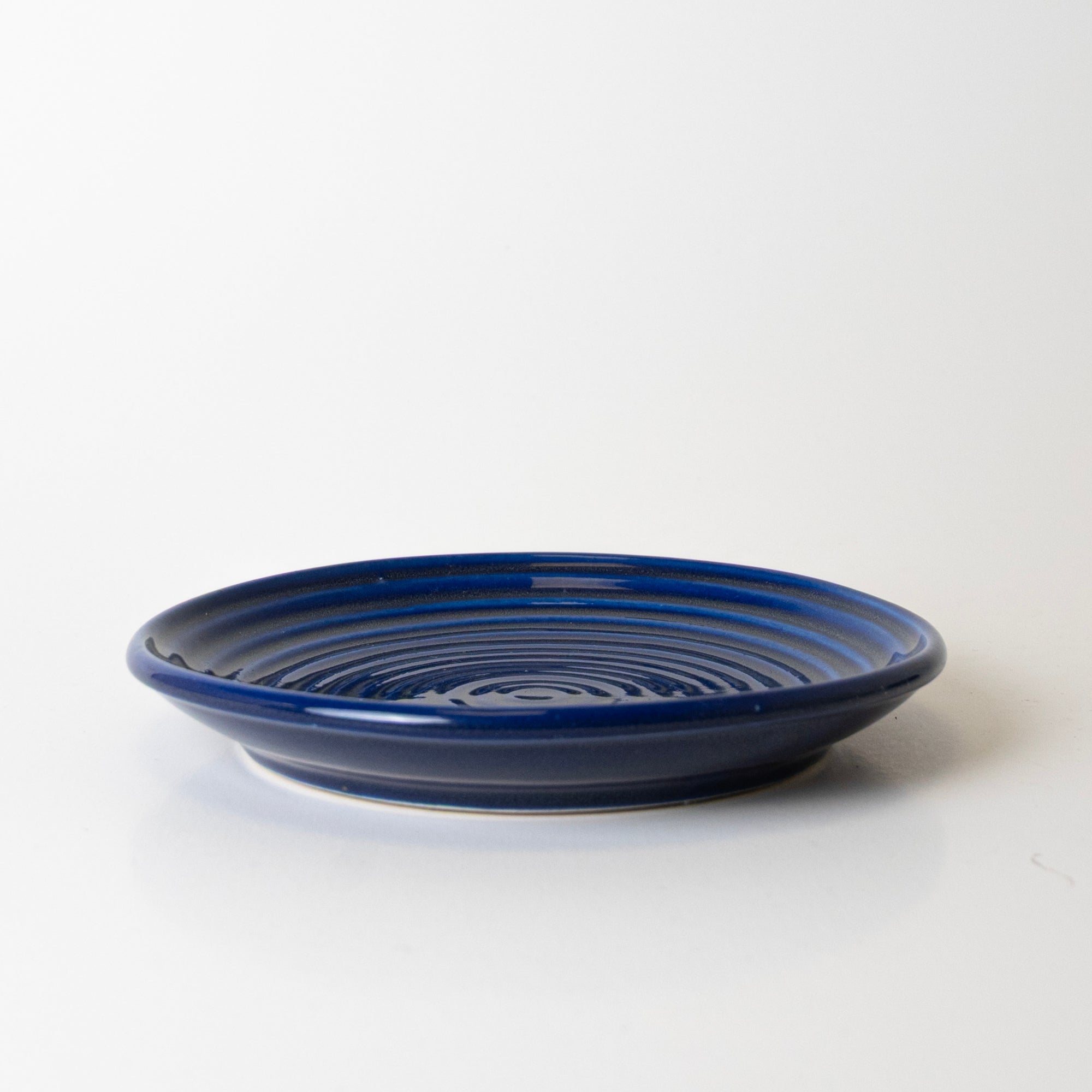 INDIGO SWIRL PLATE - View 1