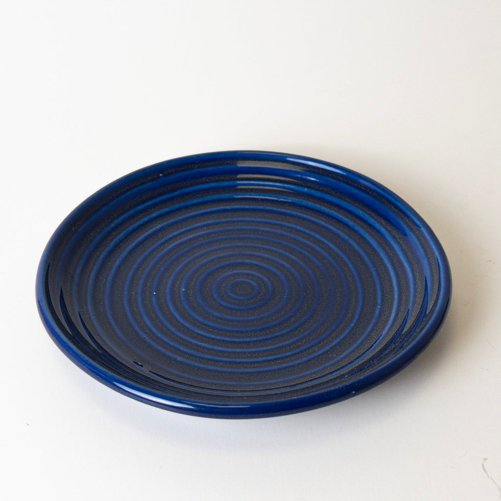INDIGO SWIRL PLATE - View 2