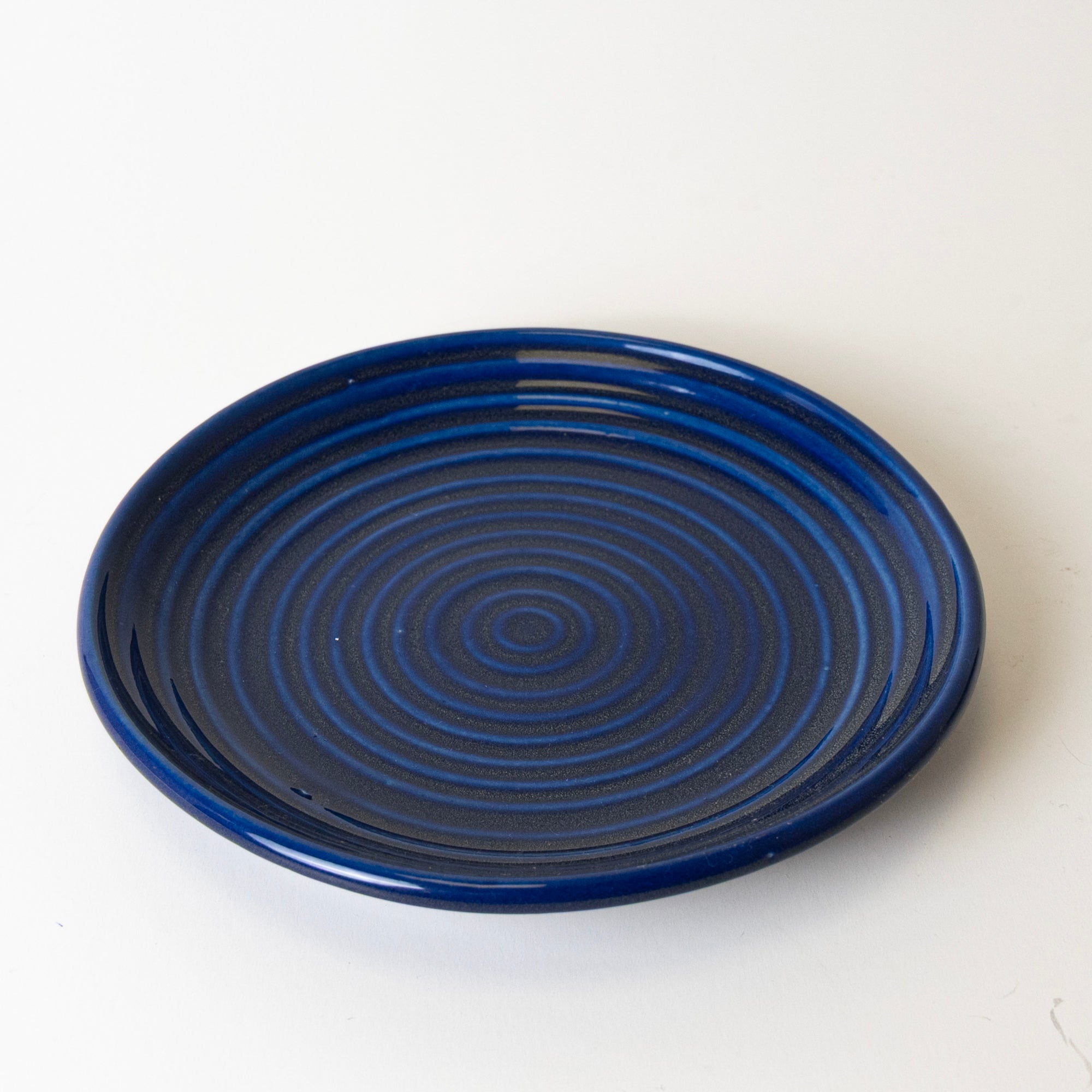 INDIGO SWIRL PLATE - View 2