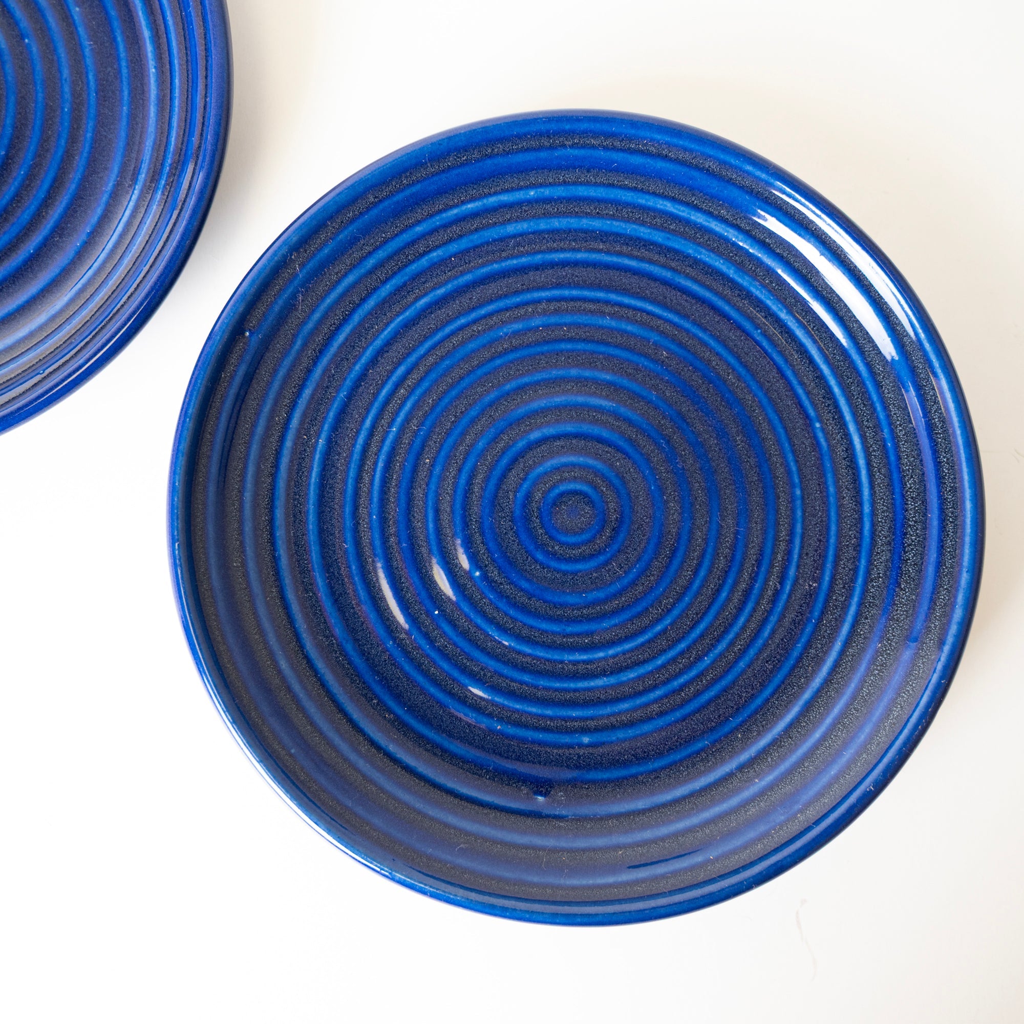Indigo Swirl Plate - View 5