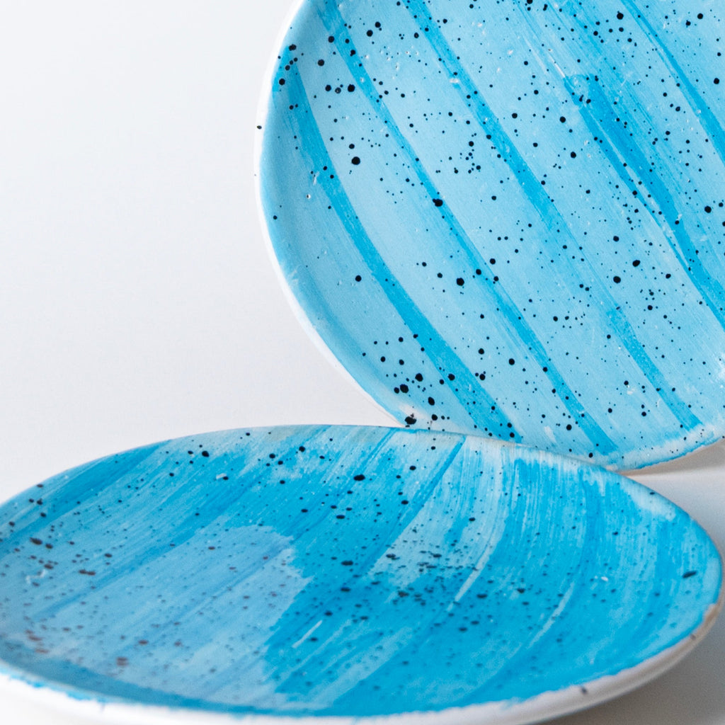 SPECKLED SKY BLUE PLATE - View 3