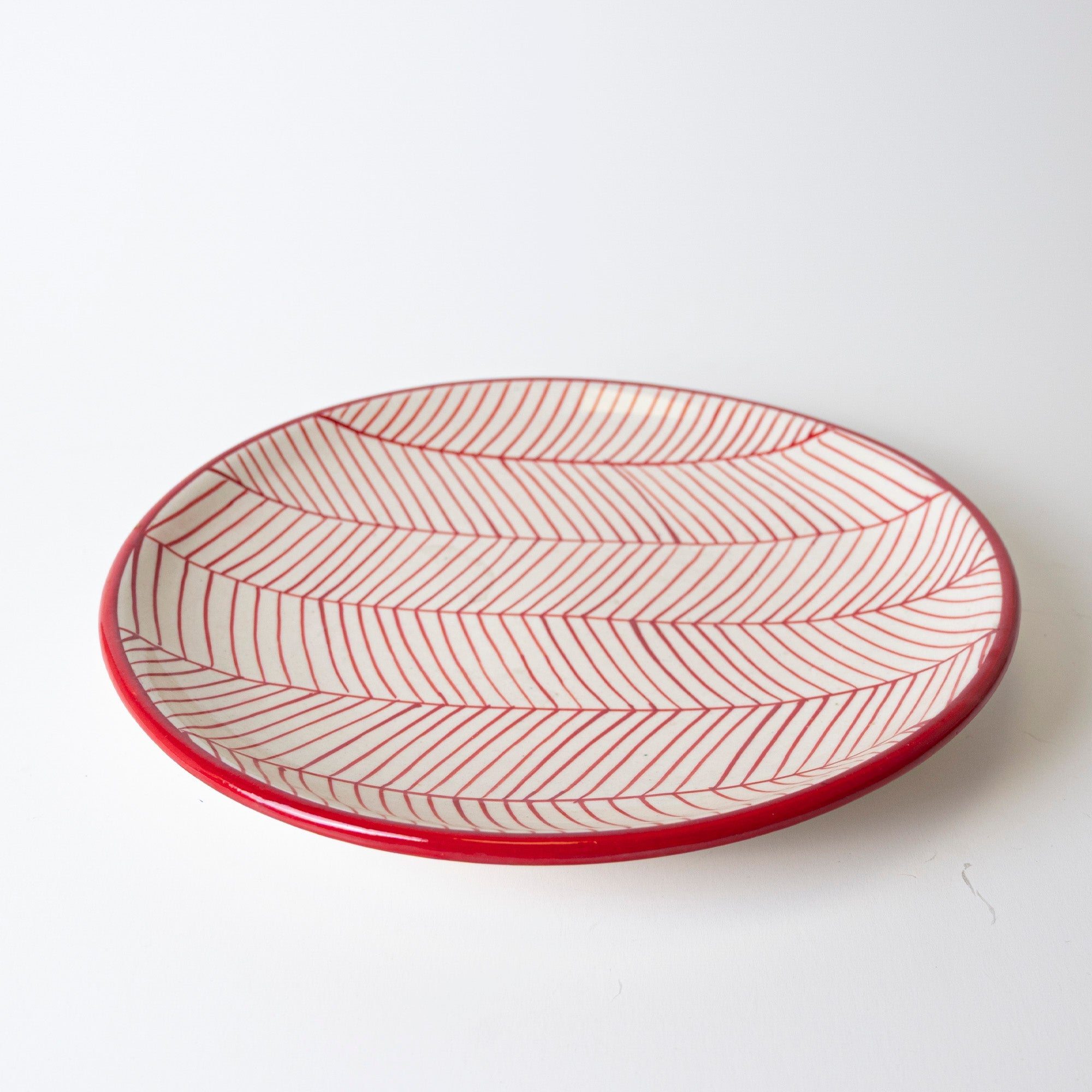Crimson Lace Plate - View 1