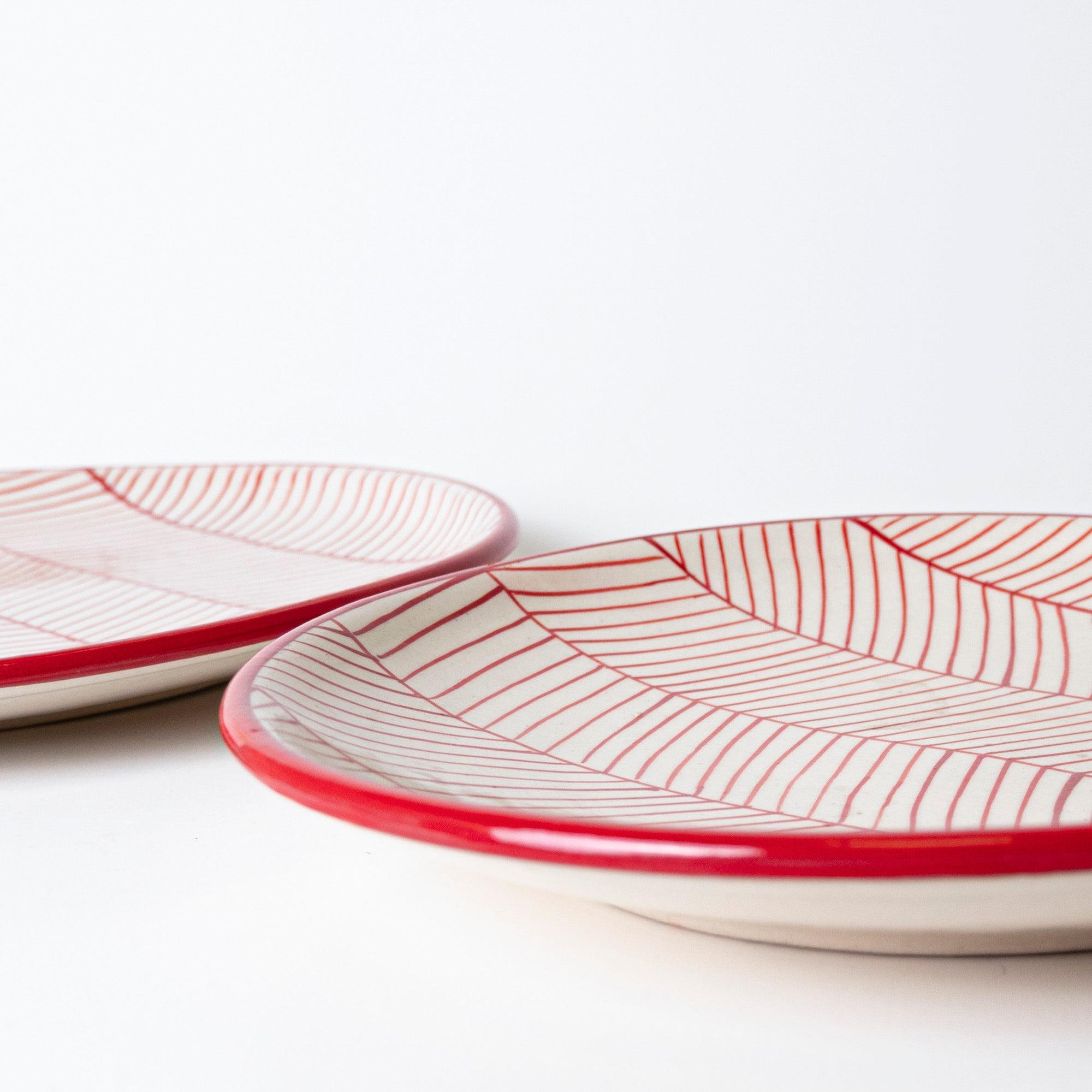Crimson Lace Plate - View 5