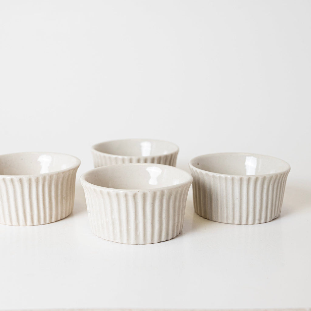 Rimmed  Ivory Condiment - View 5