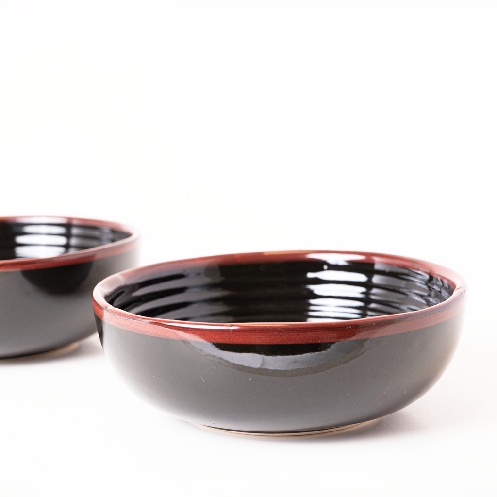 Ember Red Rim Bowl - View 2