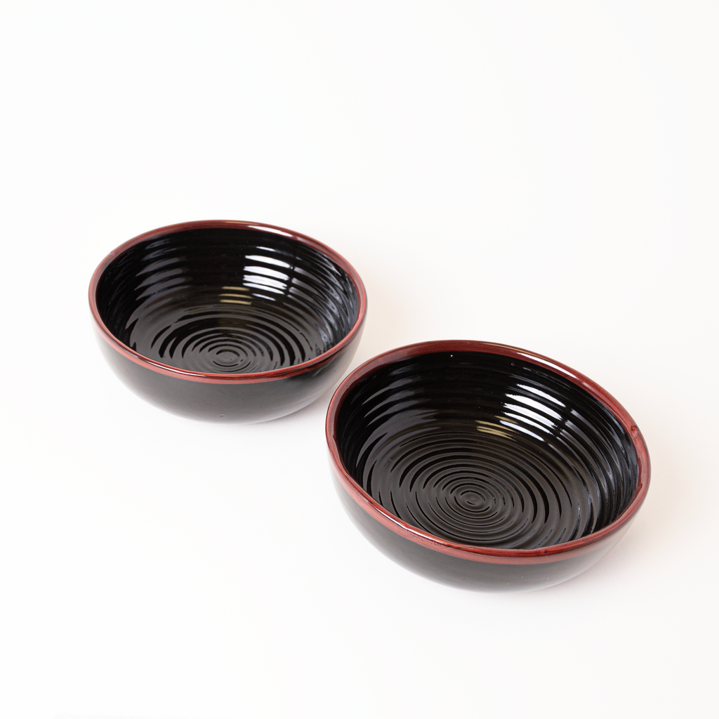 Ember Red Rim Bowl - View 5