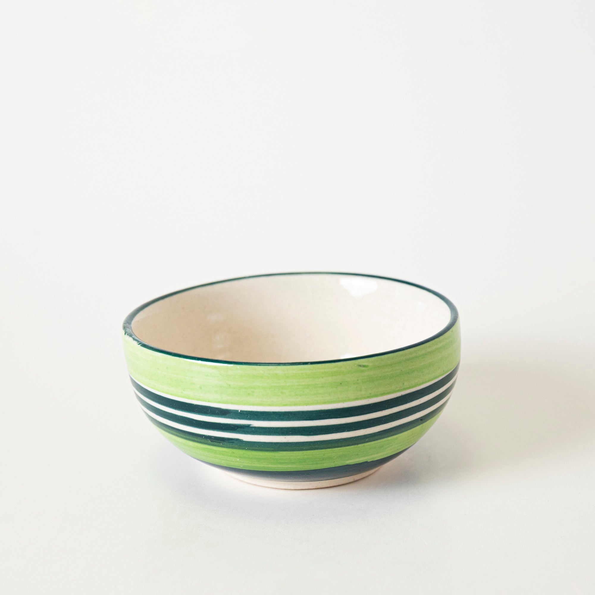 Green Stripe Bowl - View 1