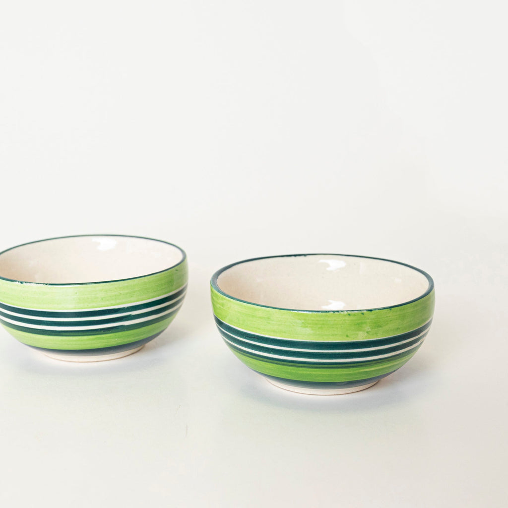Green Stripe Bowl - View 2