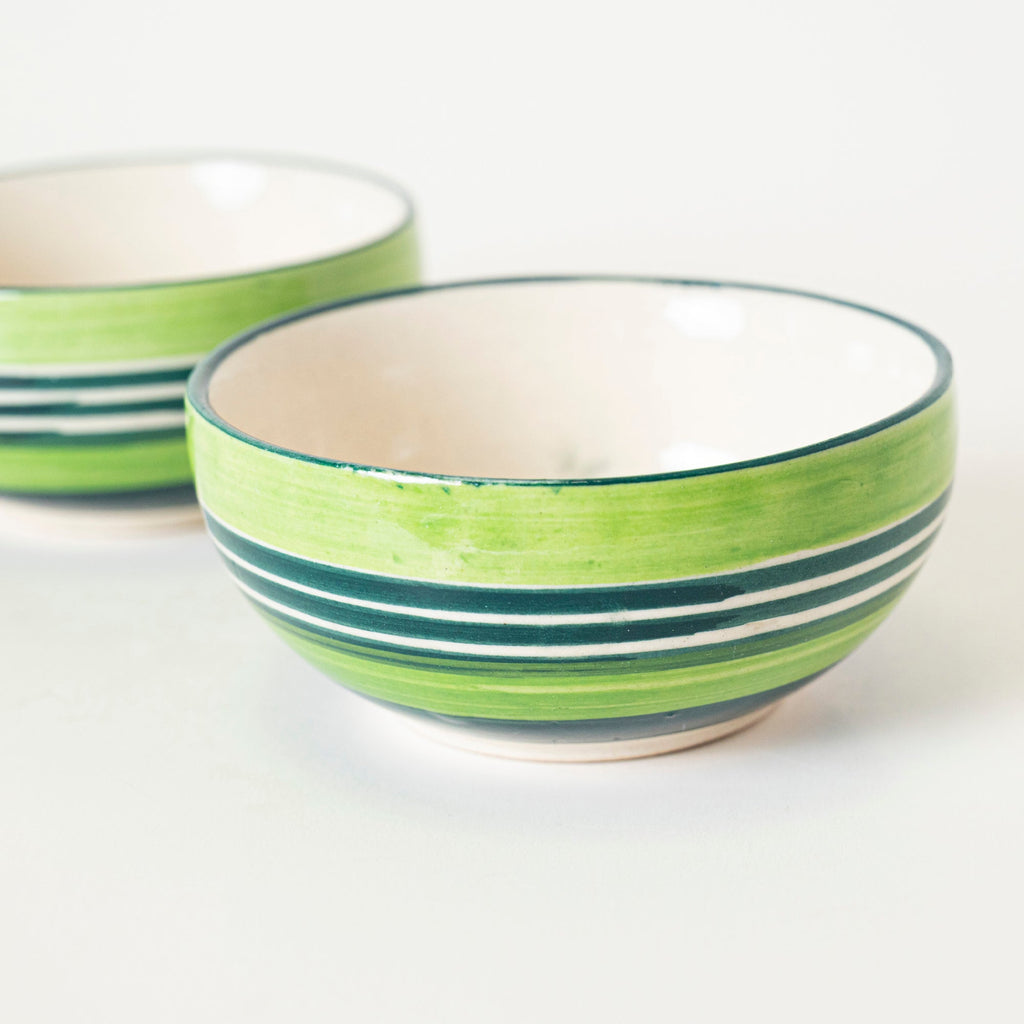 Green Stripe Bowl - View 3