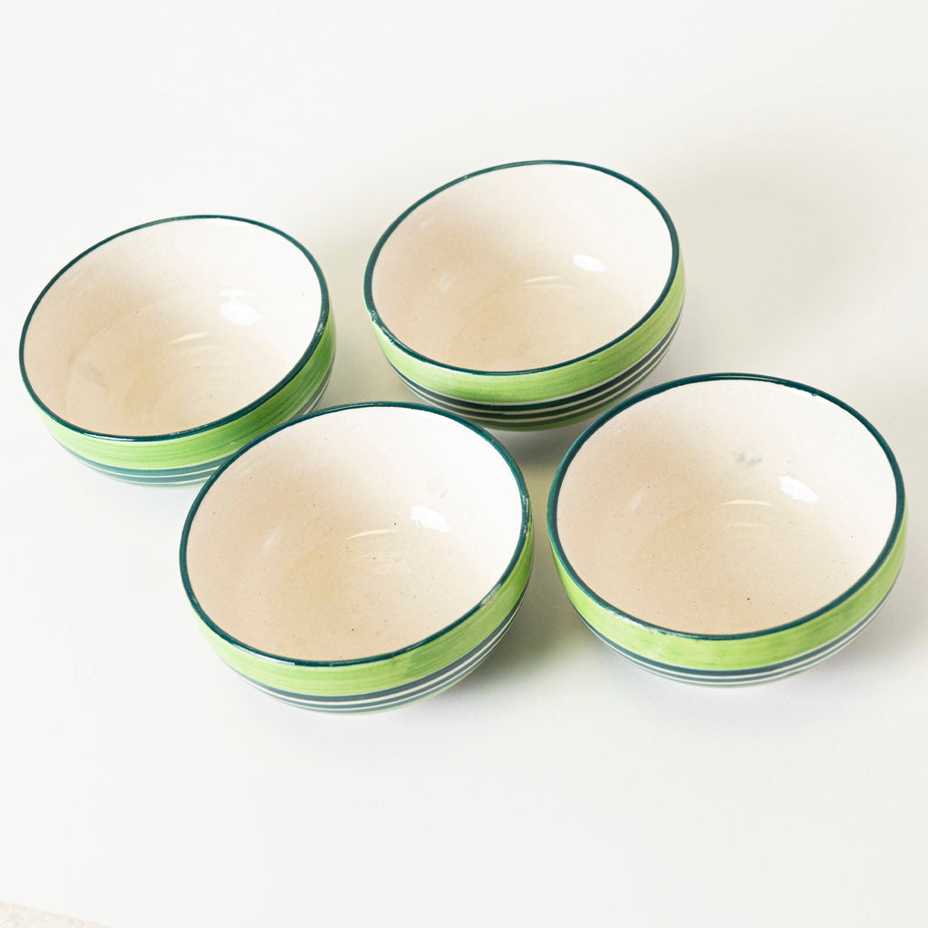 Green Stripe Bowl - View 4