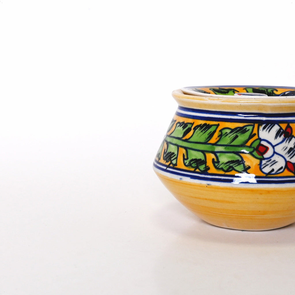 Earthen Tribal Painted Handi - View 1