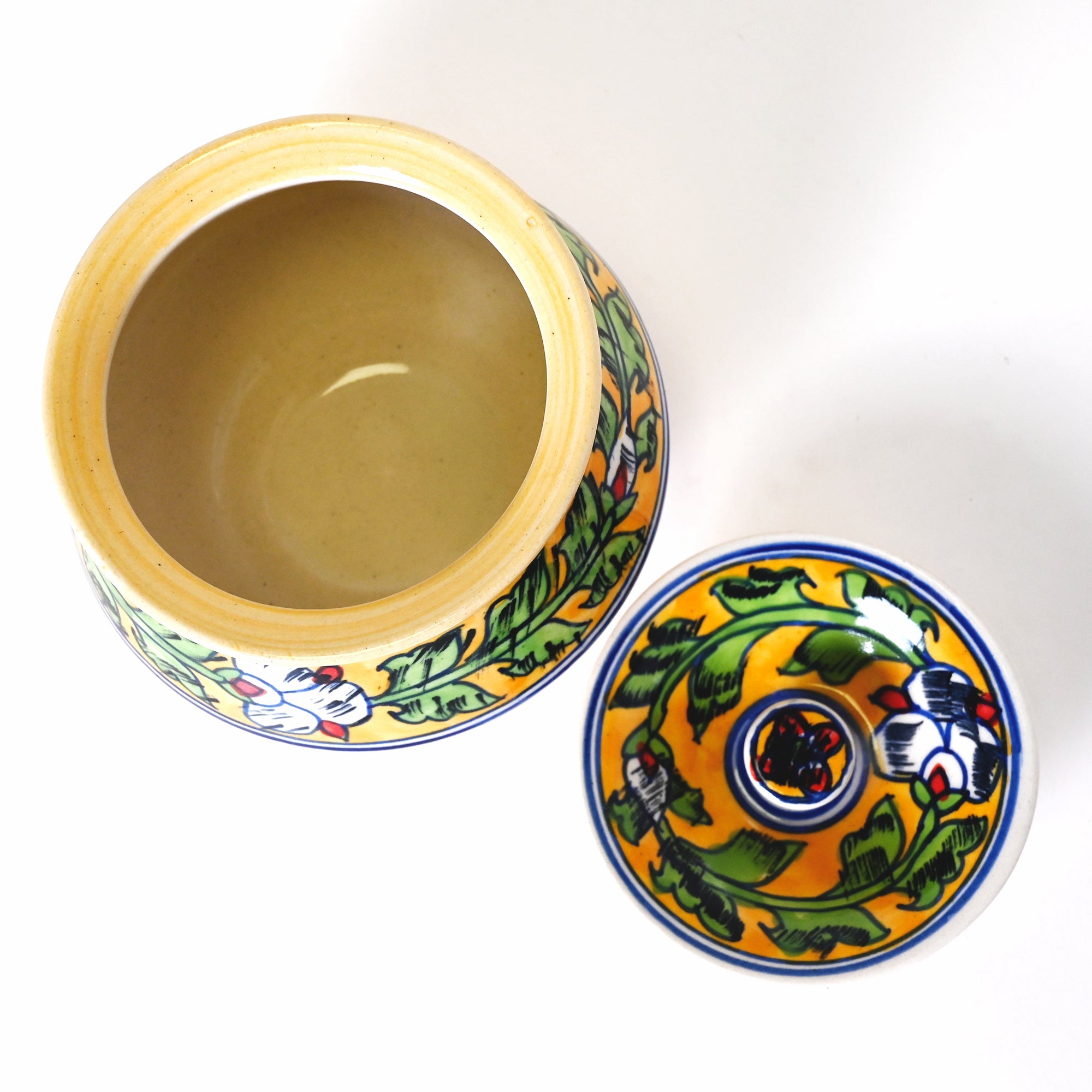 Earthen Tribal Painted Handi - View 4