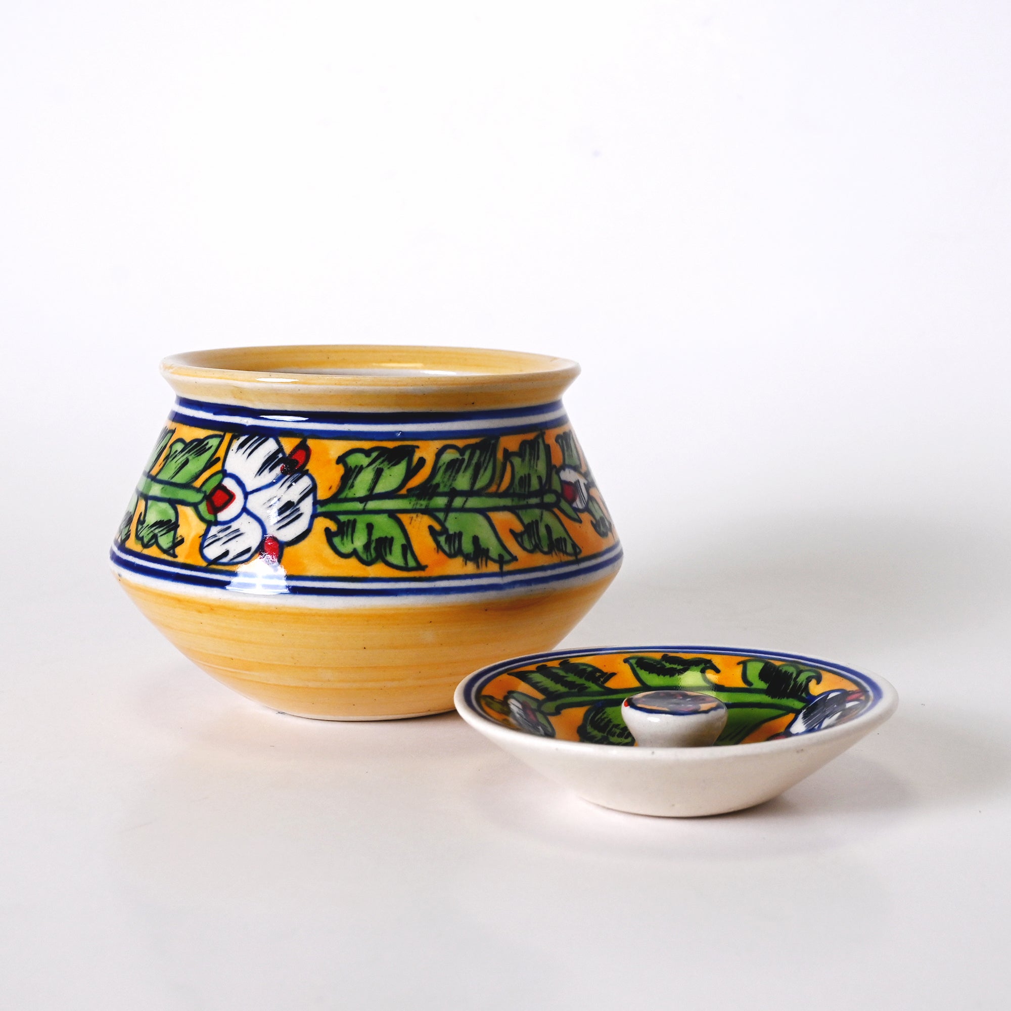 Earthen Tribal Painted Handi - View 5