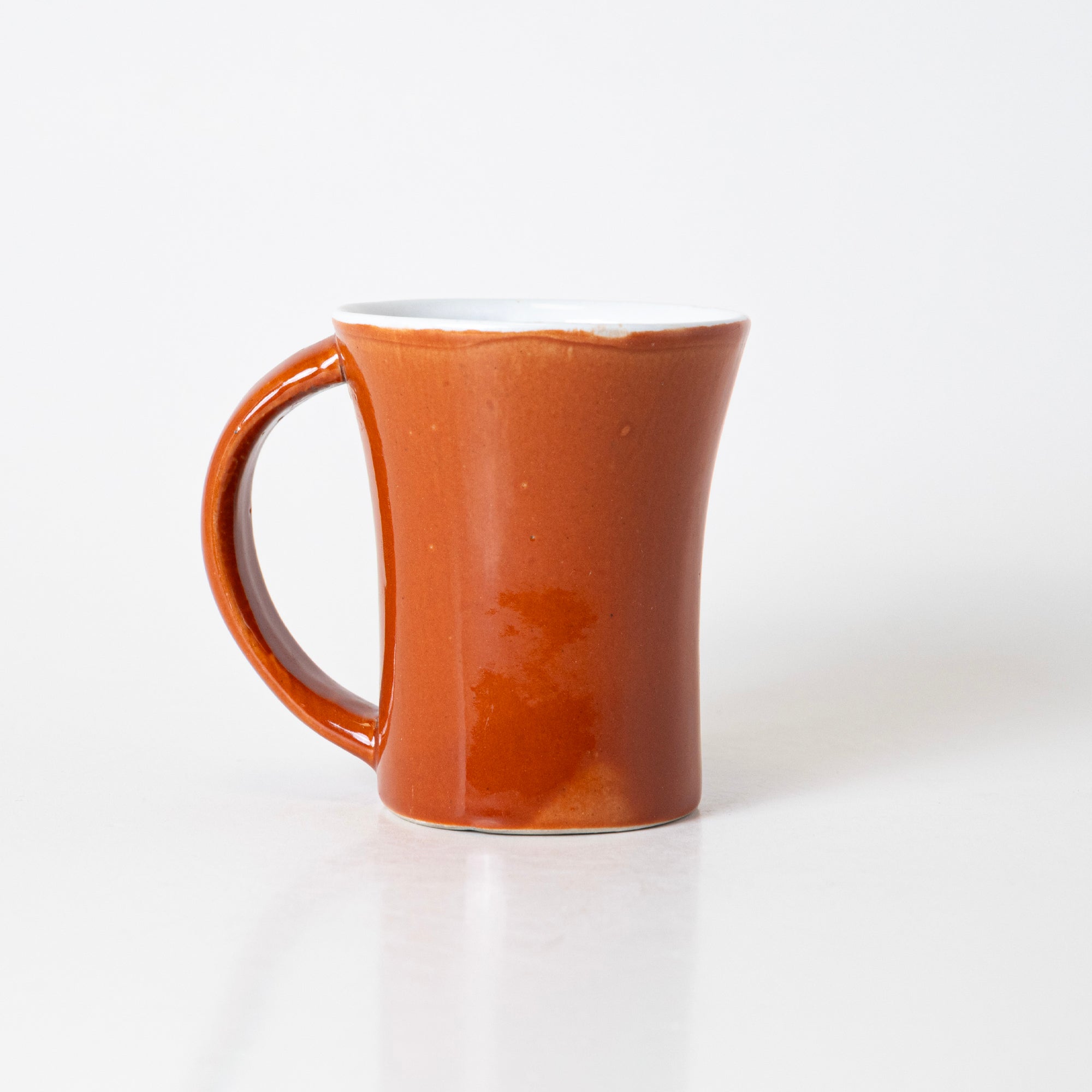 CURVED ORANGE MUG - View 1