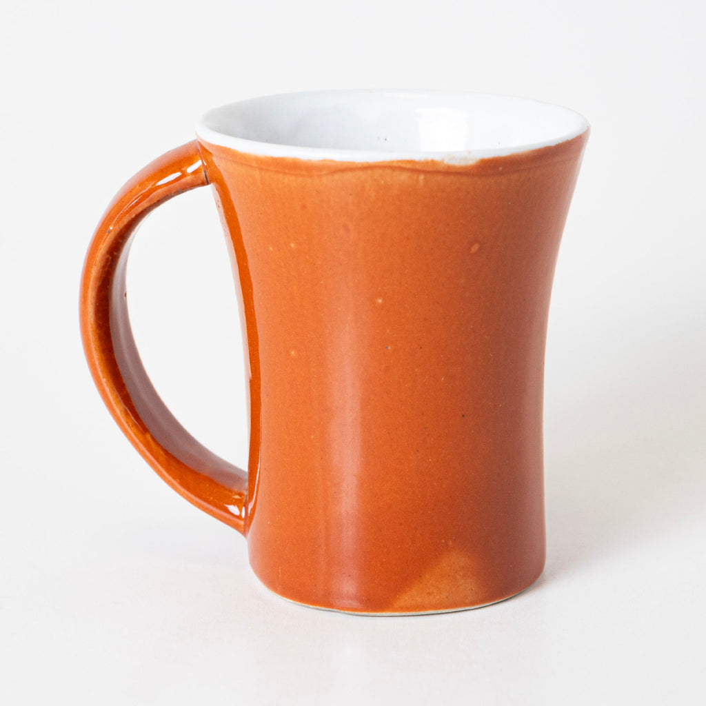 Curved Orange Mug - View 2