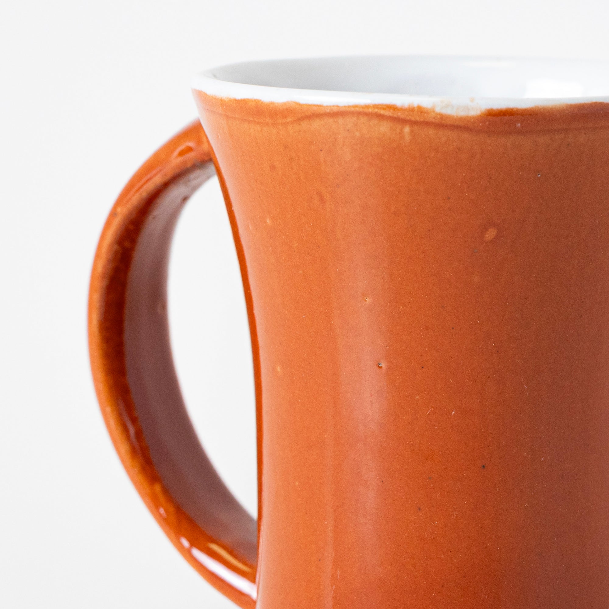 Curved Orange Mug - View 3